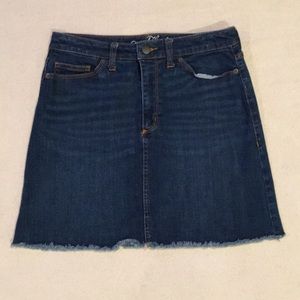 Universal Thread Raw Hem Denim Skirt 4